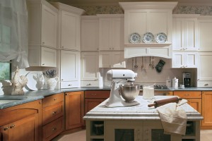 White cabinets