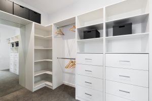 Closet with storage